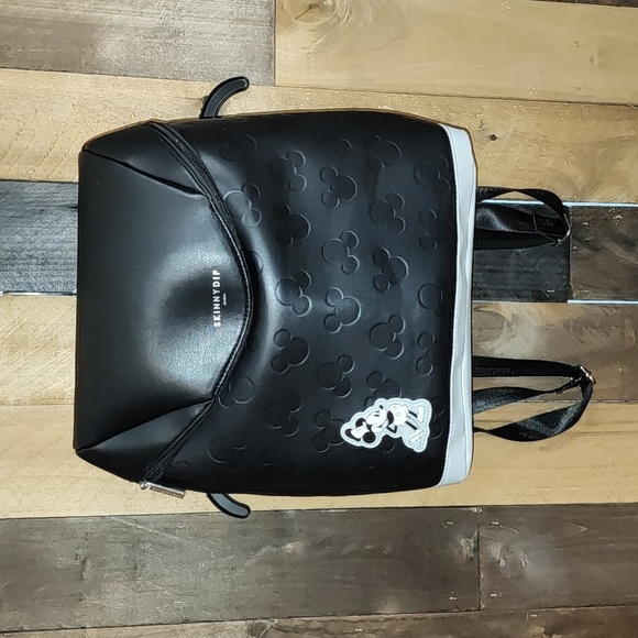 Disney Skinnydip London Steamboat Willie (Mickey) Faux Leather Backpack - NWT - Picture 1 of 7
